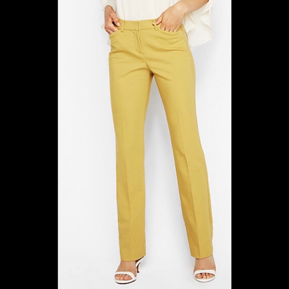 Express Mid Rise Barely Boot Curve Pant- Publicist